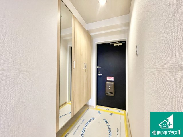 ライオンズマンション上野芝ガーデンシティの玄関