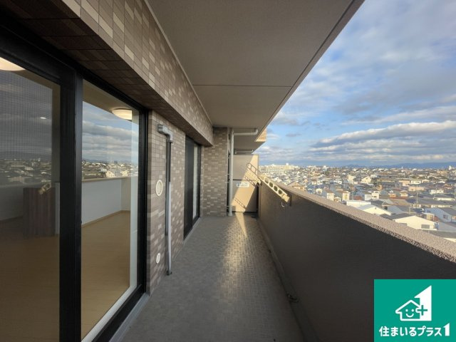 ライオンズマンション上野芝ガーデンシティのバルコニー