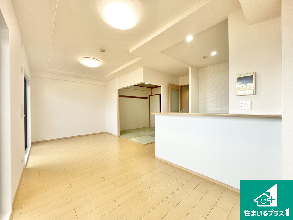 ライオンズマンション上野芝ガーデンシティの居間・リビング