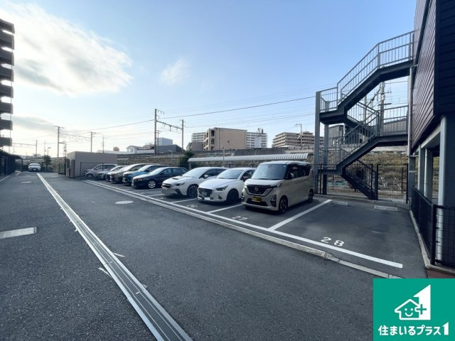 ライオンズマンション上野芝ガーデンシティの駐輪場