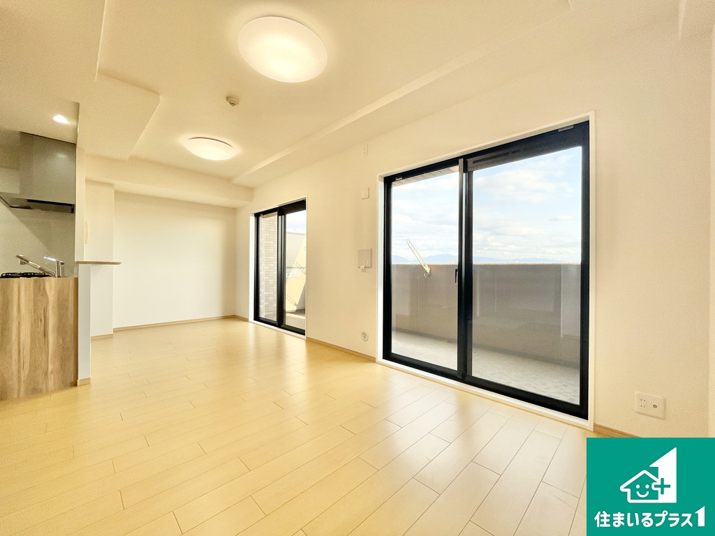 ライオンズマンション上野芝ガーデンシティの居間・リビング