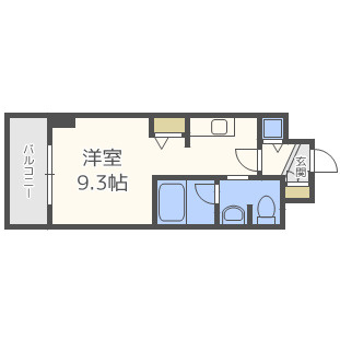 【間取り】 | クオーレ靭公園