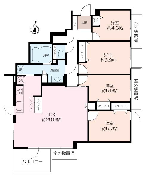 【リーベスト中山 B棟】の画像