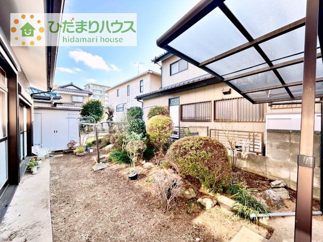 【庭】 | 取手市中原町　中古戸建 | お庭には物置もございます！