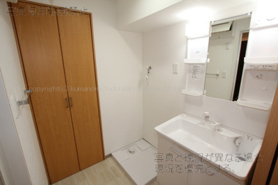 【洗面所】 | パルデンス・エコノⅦ | ゆったりとスペースのある洗面所
エコノⅦ601　2013年5月3日撮影