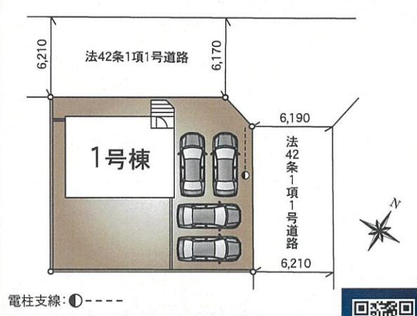取手市光風台第1　新築戸建の区画図