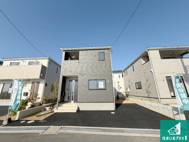 岸和田市門前町　第2期　新築一戸建ての外観|お客様に長く安心して住んでいだだける事にこだわった家づくり！住んでからのアフターサービスにもしっかりと取り組んでいます！