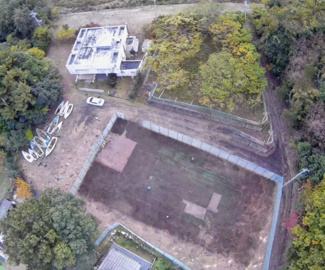 【その他】 | 大津市北比良957-13　保養所 | 敷地空撮別角度