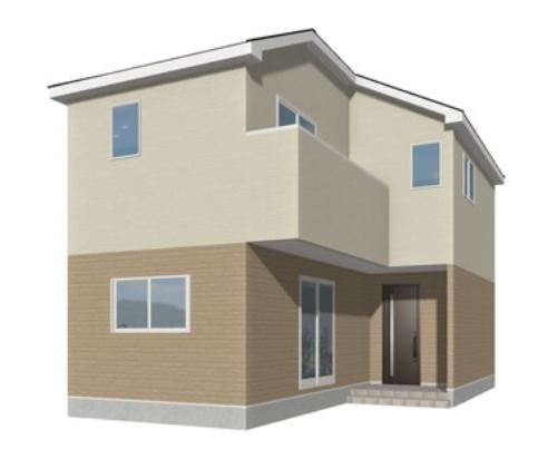 【外観パース】 | 我孫子市中峠第19　新築戸建　3号棟 | 湖北駅徒歩3分で通勤・通学も安心です(*^^*)