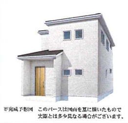 【外観パース】 | 久喜栗原第2　Livele Garden.S　新築戸建　全9棟　6号棟 | 6号棟