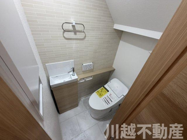 カースペース2台分　上福岡駅徒歩17分のトイレ|今週末の内見可能です