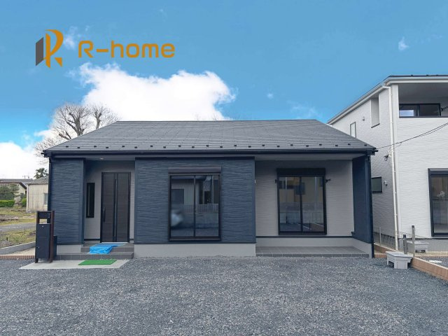 第1常総市相野谷町　新築戸建て　1号棟の外観|建物完成いたしました！ご予約で『平日』や『夕方』などでもご見学可能です！