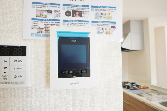 草加市手代2丁目 新築分譲住宅のセキュリティ|TVモニター付きインターフォン