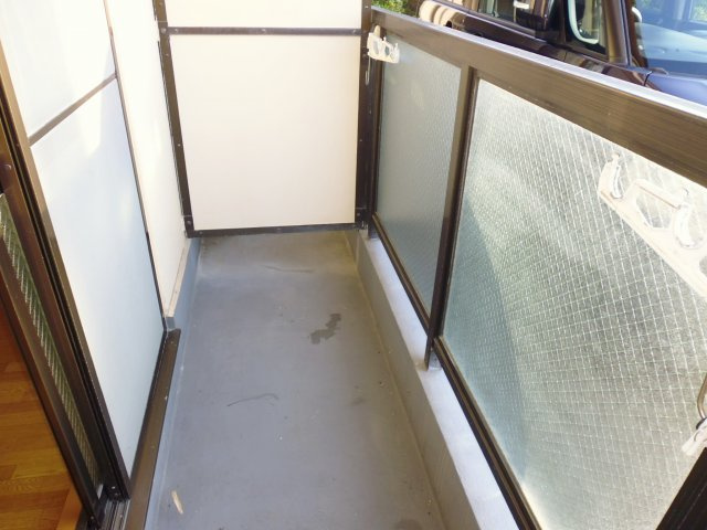 ハイツヤマネのバルコニー