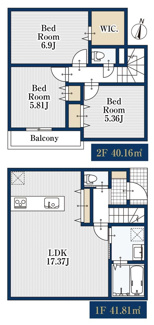【参考プラン】 | 【仲介手数料無料！！】多摩市諏訪1丁目　建築条件無し売地　4070万円