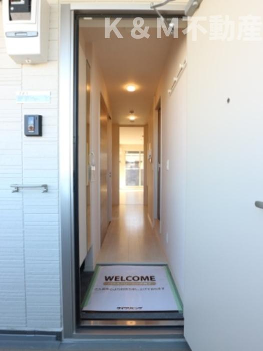 レーヴマニフィック南柏の玄関|落ち着いた玄関です