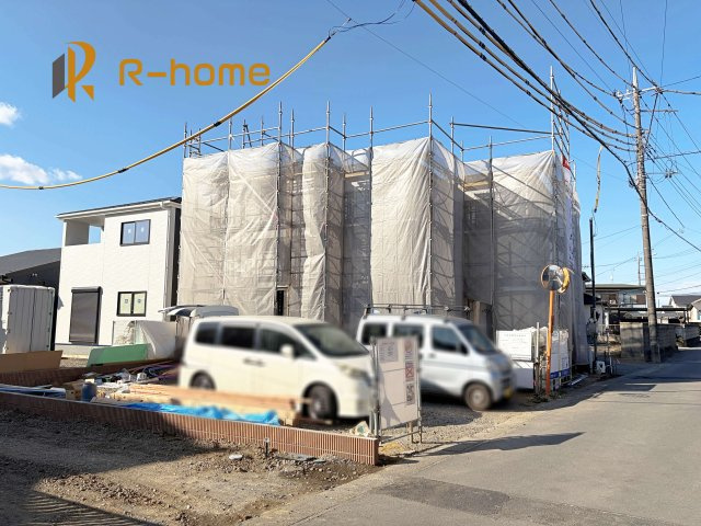 第1常総市相野谷町　新築戸建て　3号棟の外観|ご予約を頂ければ、『平日』はもちろん『早朝』や『夜間』もご見学可能です♪お気軽にお申し付けください♪