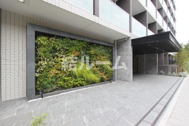 板橋区高島平９丁目の賃貸マンションのエントランス