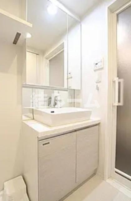 板橋区高島平９丁目の賃貸マンションの洗面所