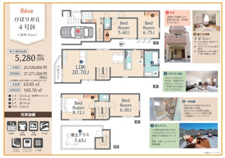 【参考プラン】 | 西武池袋線ひばりが丘　建築条件付　売地 | 3号区建物価格　27,271,200円(税込)