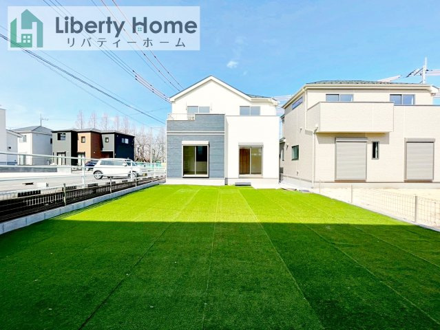 ひたちなか市足崎　新築戸建　A号棟の庭