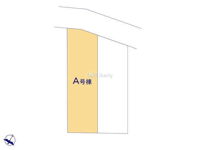 ひたちなか市足崎　新築戸建　A号棟の区画図