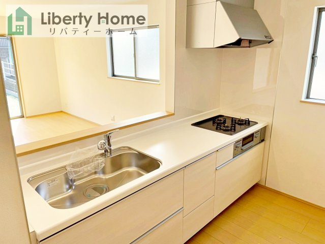 ひたちなか市足崎　新築戸建　A号棟のキッチン