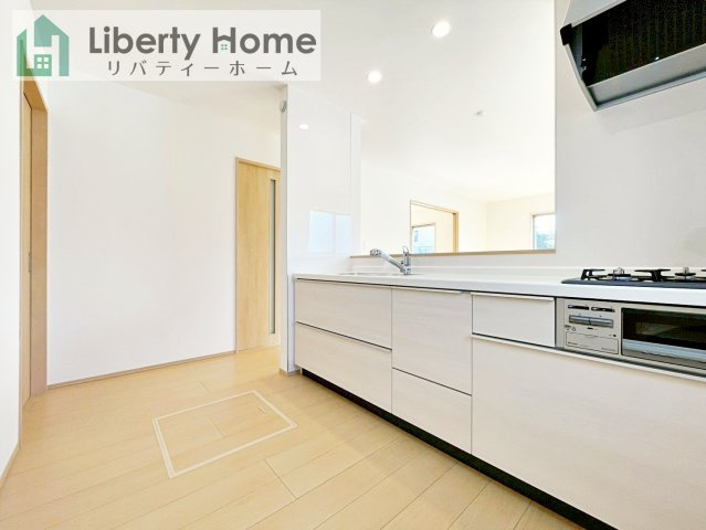 ひたちなか市足崎　新築戸建　A号棟のキッチン