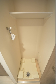 【洗面所】 | プレサンス松屋町駅前 | プレサンス松屋町駅前　洗濯機置き場