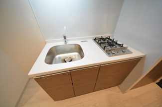 【キッチン】 | プレサンス松屋町駅前 | プレサンス松屋町駅前　ガスコンロ2口