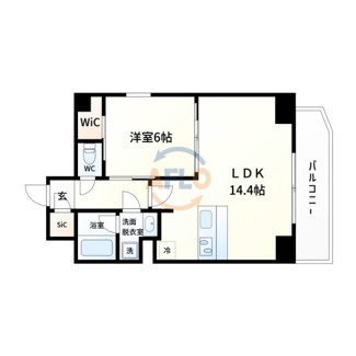 【間取り】 | Metrosa谷町六丁目South（中央小学校区） | Metrosa谷町六丁目South　間取り