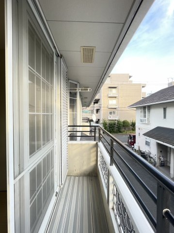 NSハイツのバルコニー