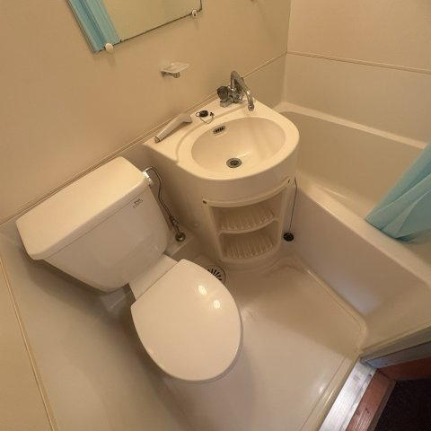 コーポあなやまの浴室