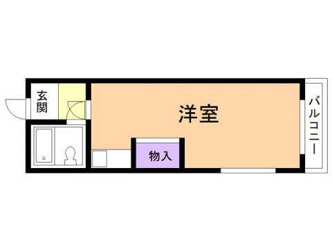 コーポあなやまの間取り