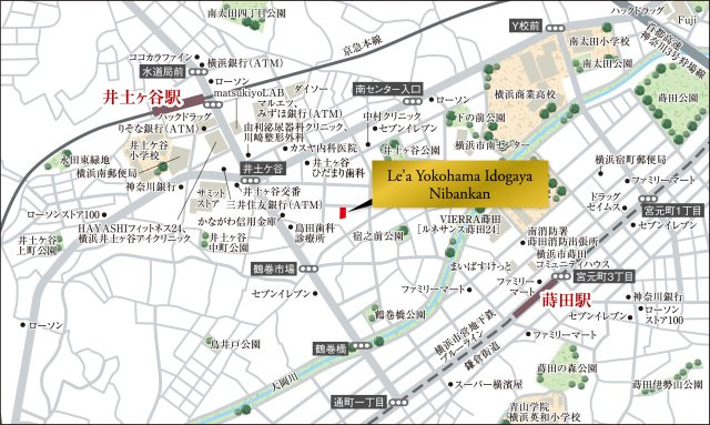 Le'a横濱井土ケ谷弐番館の地図