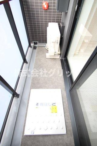 Le'a横濱井土ケ谷弐番館のバルコニー