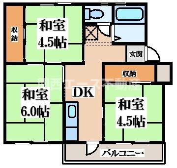 【間取り】 | 下田部団地