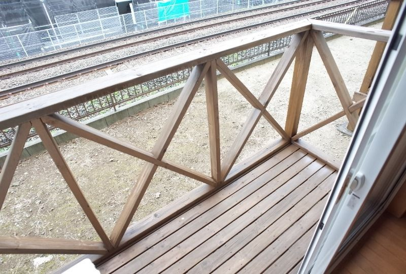 メルローズプレイスⅡのバルコニー