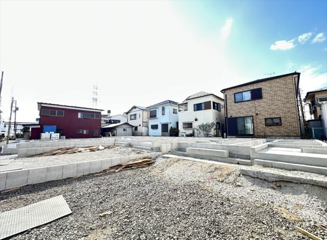 【外観】 | 富士見市水谷東1丁目　新築一戸建住宅　全4棟　(志木本店) | 販売現地／2025年12月6日撮影　
2026年2月完成予定。