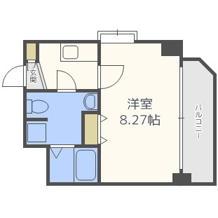 【間取り】 | ディナスティ福島Ⅱ