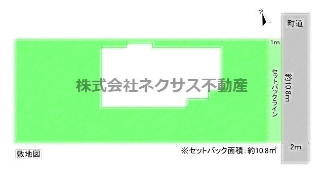 【中古住宅】中山町大字長崎字中川原戸建ての区画図