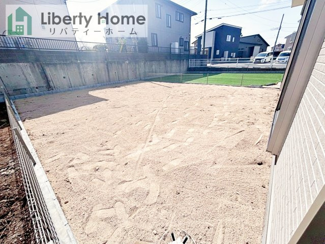 ひたちなか市足崎　新築戸建　B号棟の庭