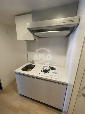 レジュールアッシュ中之島サウスのキッチン|レジュールアッシュ中之島SOUTH　2口ガスコンロ