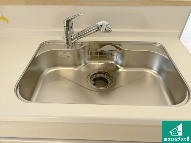 岸和田市門前町　第2期　新築一戸建ての設備|洗い物も楽にできる、広々シンク！