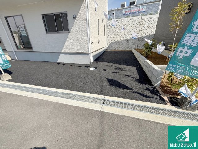 岸和田市門前町　第2期　新築一戸建ての駐車場|駐車スペース！散水栓があるので、こまめに愛車を洗えます！