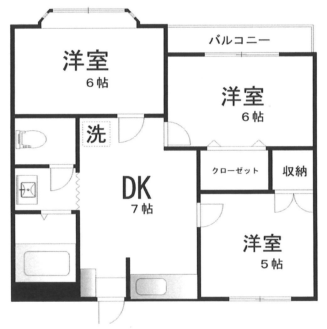 マウントヴィレヂⅤの間取り