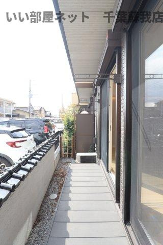 月うさぎ　弐のバルコニー|落ち着いた時間を過ごせるバルコニーです