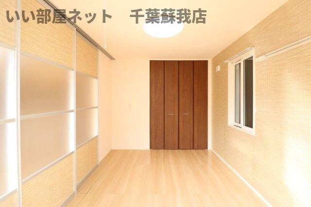 月うさぎ　弐の寝室|落ち着いた色調の寝室です
