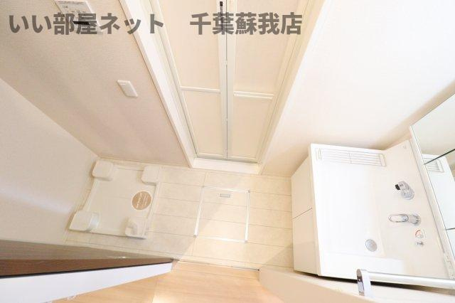 月うさぎ　弐の洗面所|ゆったりとスペースのある洗面所