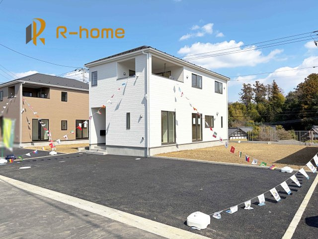 つくば市若森第1　新築戸建て　2号棟の外観|ご予約を頂ければ、『平日』はもちろん『早朝』や『夜間』もご見学可能です♪お気軽にお申し付けください♪